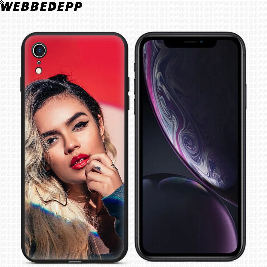 WEBBEDEPP Karol G Soft Silicone Case for iPhone 11 Pro Xr Xs Max X or 10 8 7 6 6S Plus 5 5S SE |