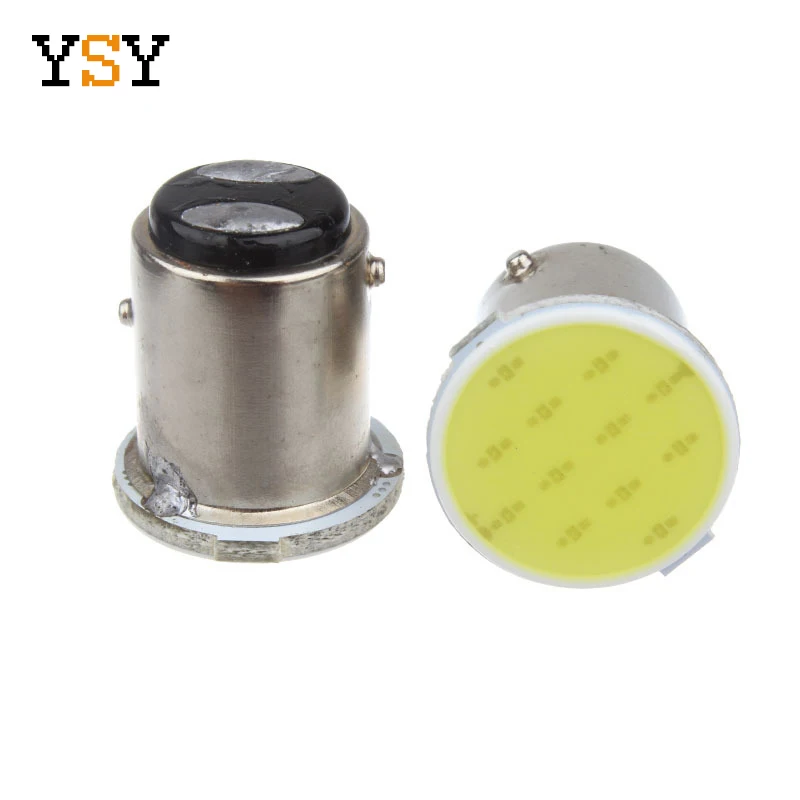 2 шт. 1156 BA15S 1157 S25 P21/5 Вт Bay15d COB Автомобильные светодиодные фары 12 V свет лампы авто
