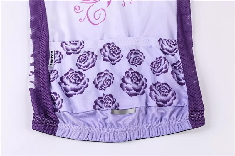 

Women Cycling Jersey Bicycle Clothing Road Bike Tops Short Maillot Roupa Ropa De Ciclismo Girl Printing Butterfly Racing Wear