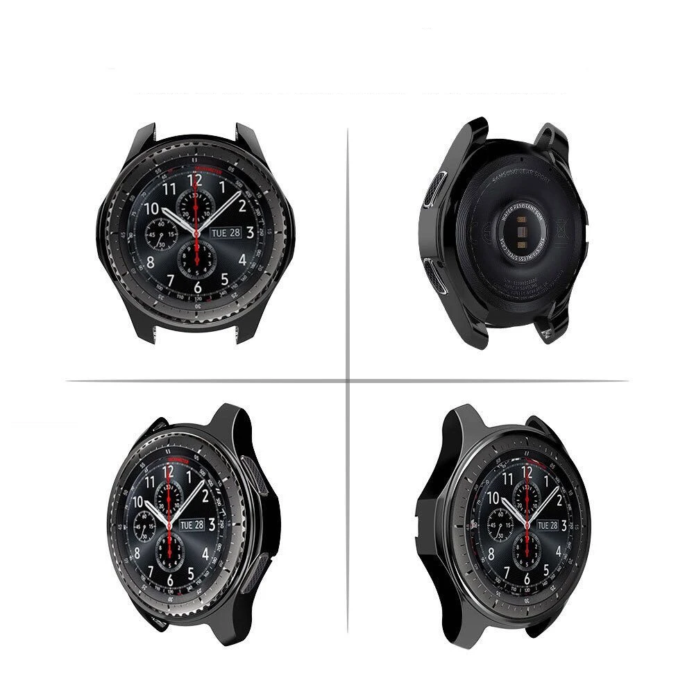 Тонкий Гальванизированный ТПУ чехол для Samsung Gear S3 Classic/Frontier Смарт-часы покрытие