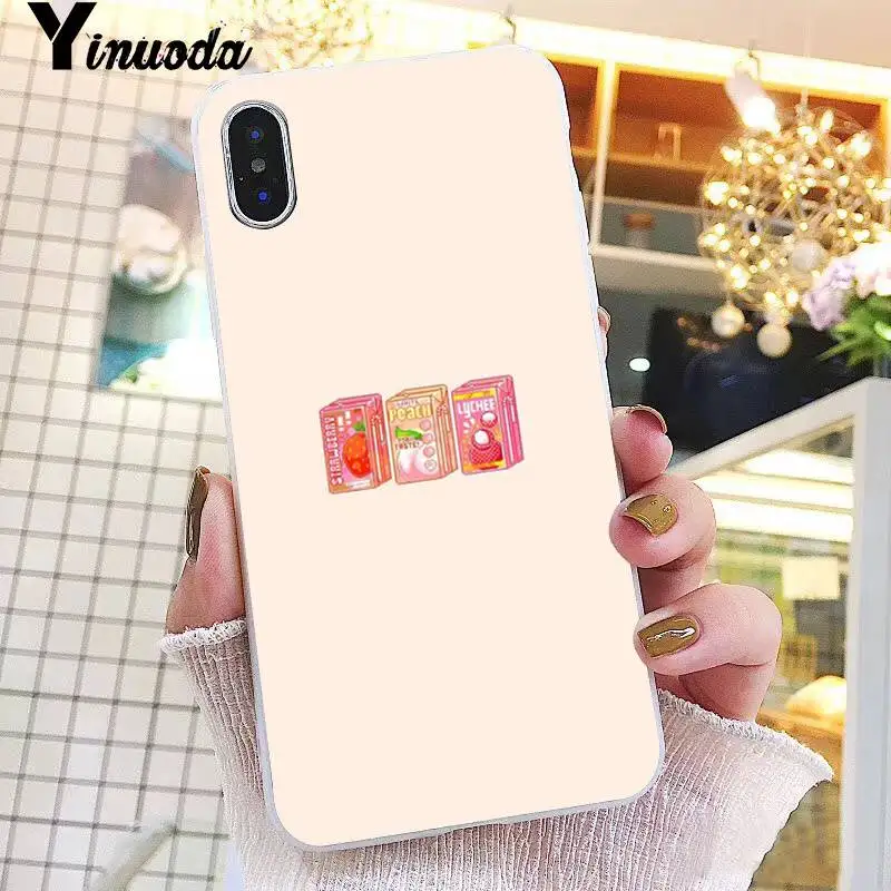 Yinuoda Kawaii японский клубничный молочный пищевой чехол для телефона iPhone 8 7 6 6S Plus X XS MAX