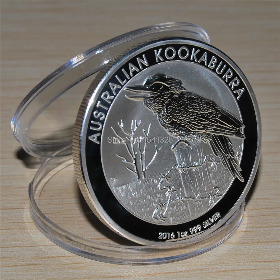 10 шт./партия, Австралия Kookaburra+ Кенгуру Серебряная монета