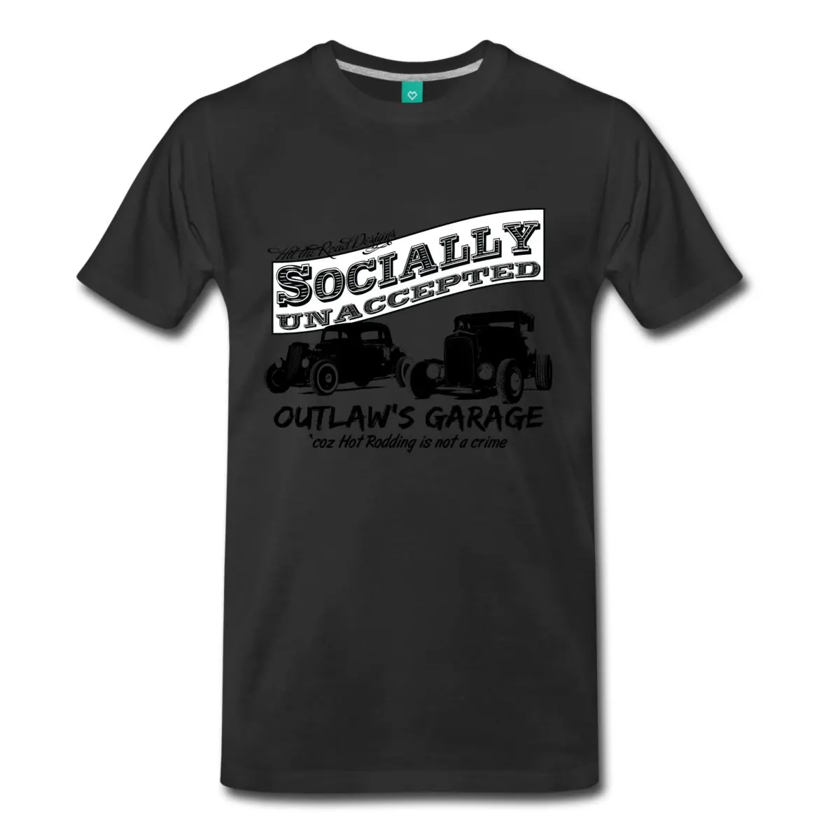 Внешний гараж. Неприемлимые Горячие стержни. Две популярные мужские футболки