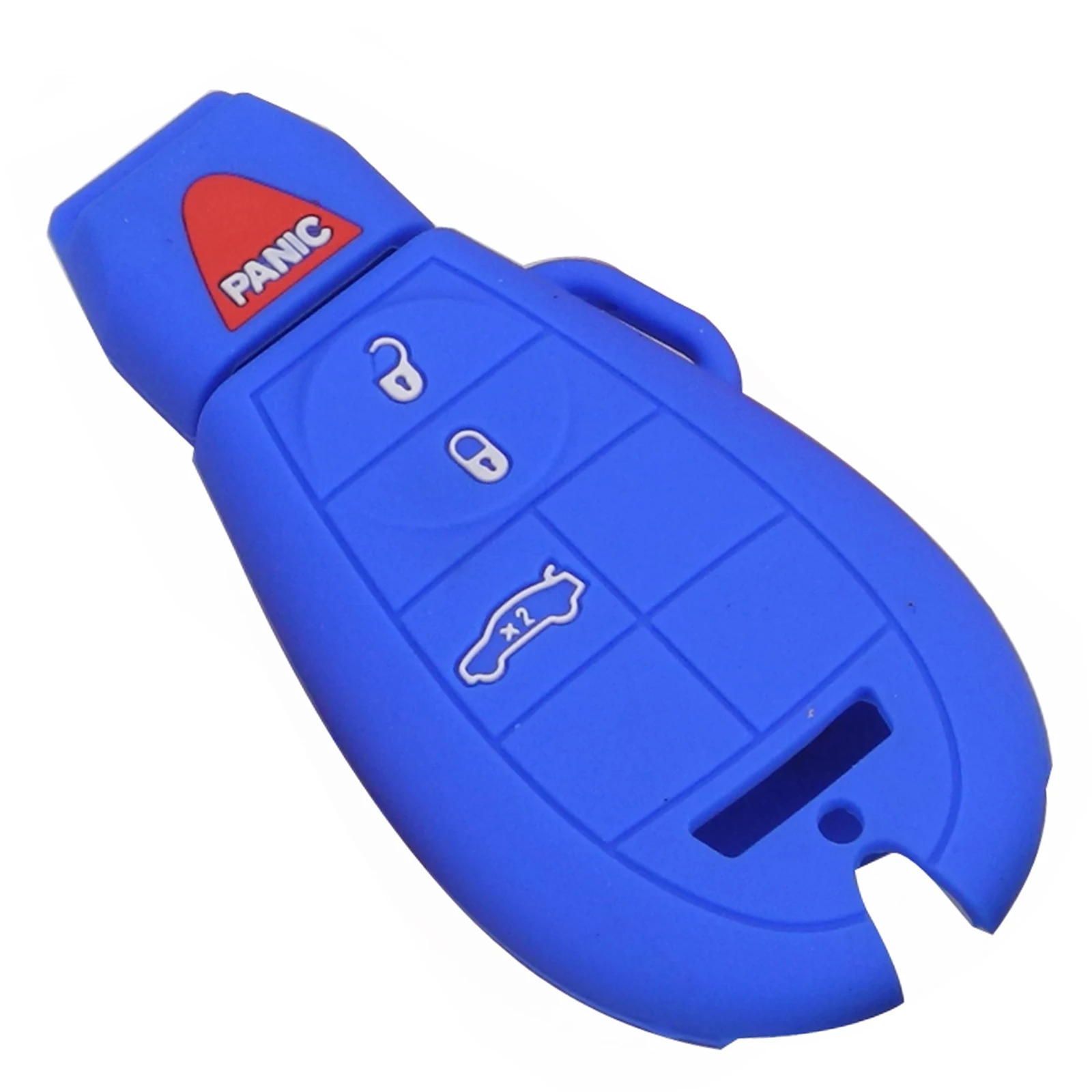 Dark Blue Jingyuqin 30 шт./лот силиконовый чехол для fiat Chrysler 300 Dodge JCUV Ddart Jeep Grand Cherokee Compass 4 кнопки ключа автомобиля - Название цвета: Dark Blue