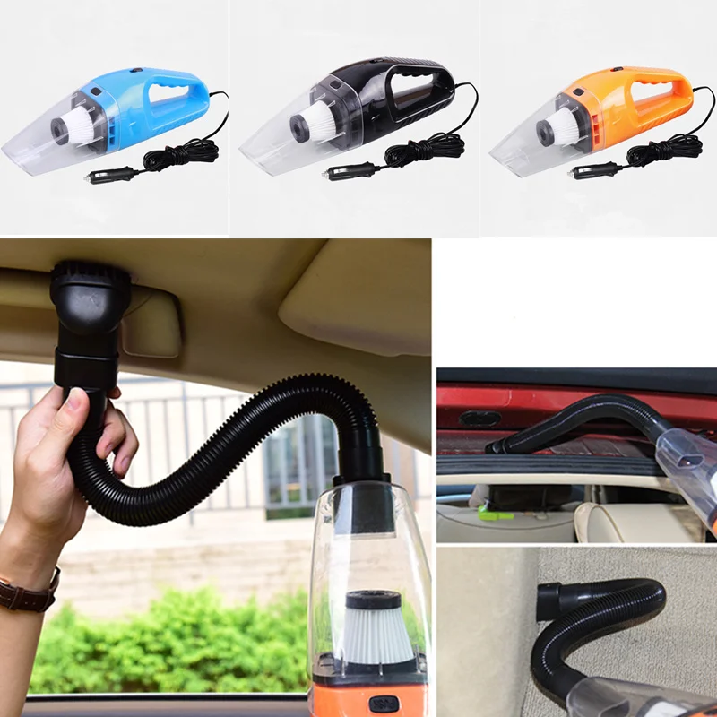 New 120W 12V Car Portable Handheld Vacuum Cleaner Wet and Dry Dual Use for Hyundai IX35 IX45 Sonata Verna Solaris Elantra Tucson