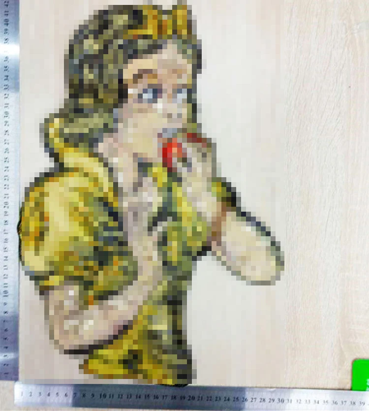 Вышивка патч голова аппликация белый снег принцесса ремесло ткань мотивы модный