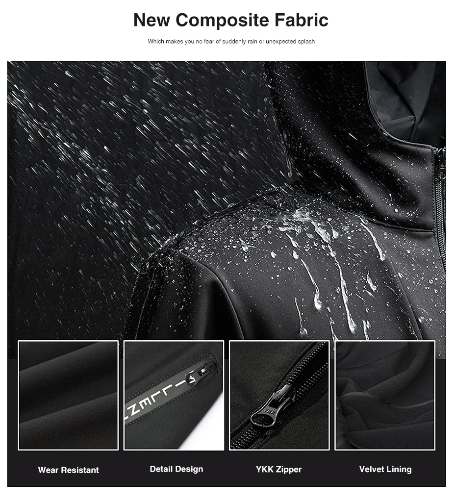 Markless куртки с капюшоном Мужские jaqueta masculina повседневные размера плюс M-3XL chaquetas hombre спортивная водонепроницаемая куртка JKA6136M