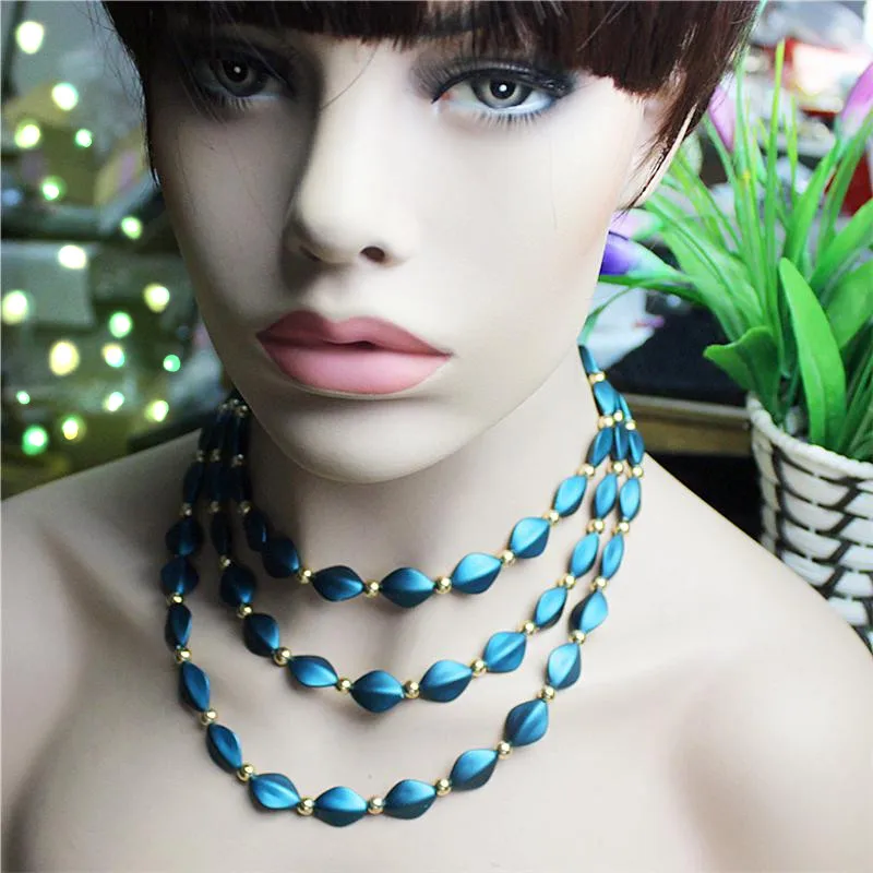 Женский комплект украшений с бусинами ожерелье и бисер|handmade beaded necklace|necklace free