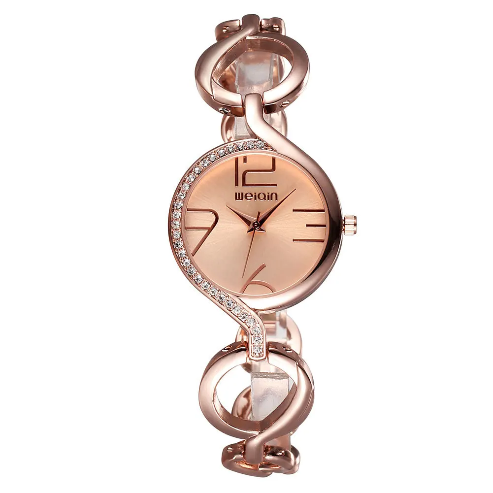 New Ladies Fashion Hollow Bracelet Band Watch Imported Quartz Movement Simple Big Number Dial | Наручные часы
