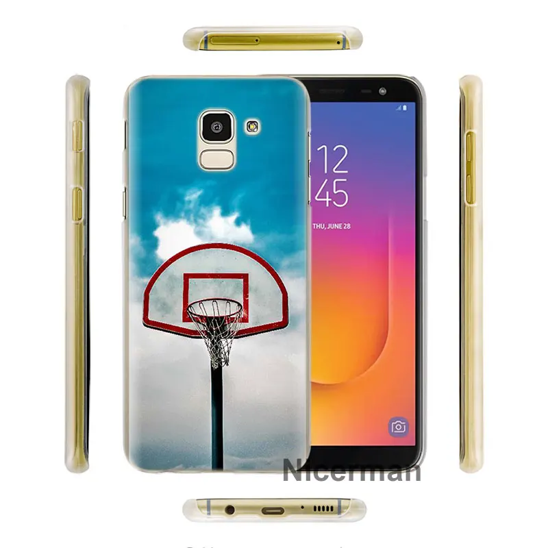 Пространство баскетбольный Бросок в кольцо чехол для samsung Galaxy J4 J6 плюс J3 J5 J6 J7 J8 C2 Core J5 J7 премьер Футляр для телефона