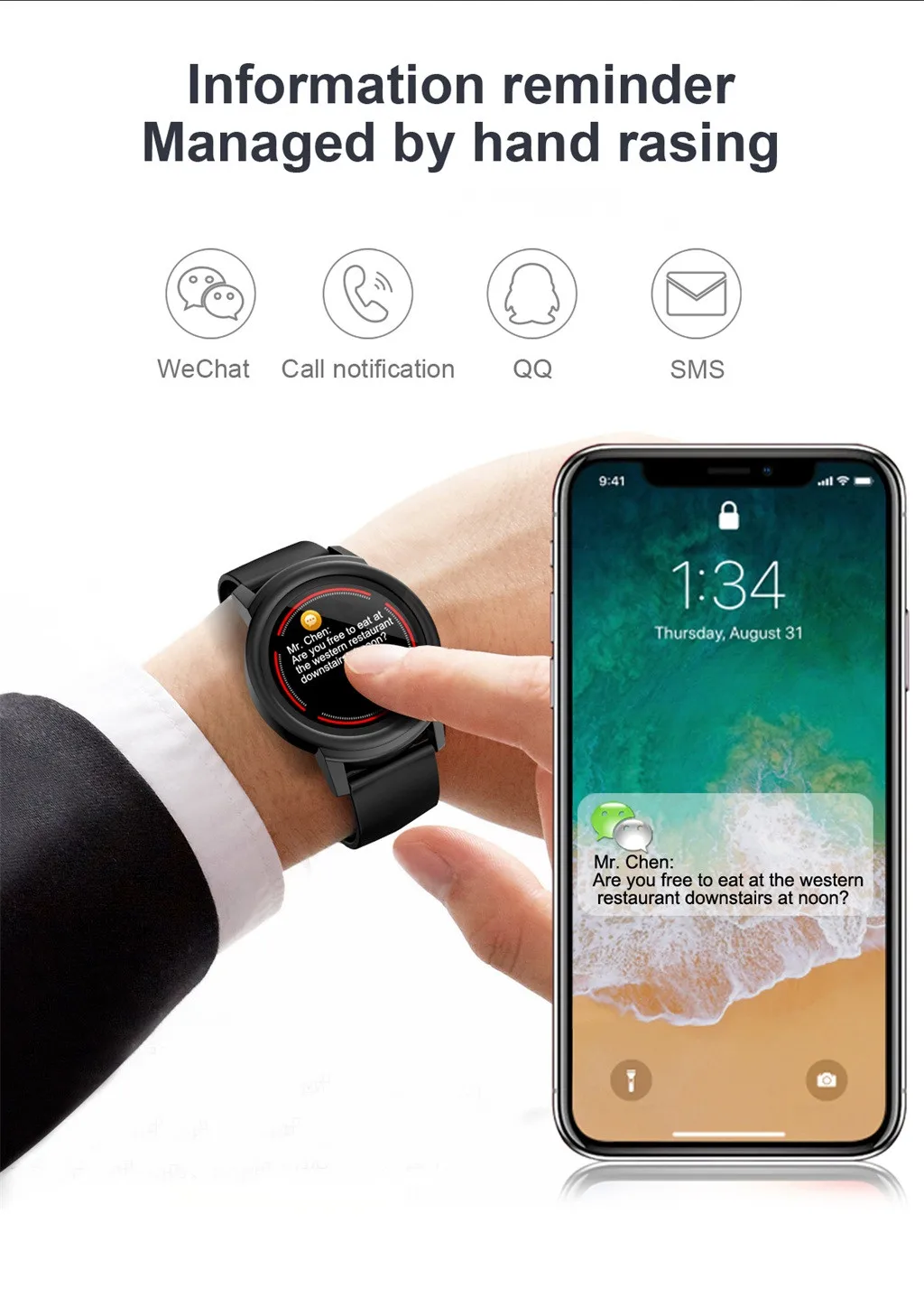 DK02 smart watch устройство для отслеживания сердцебиения во время сна монитор