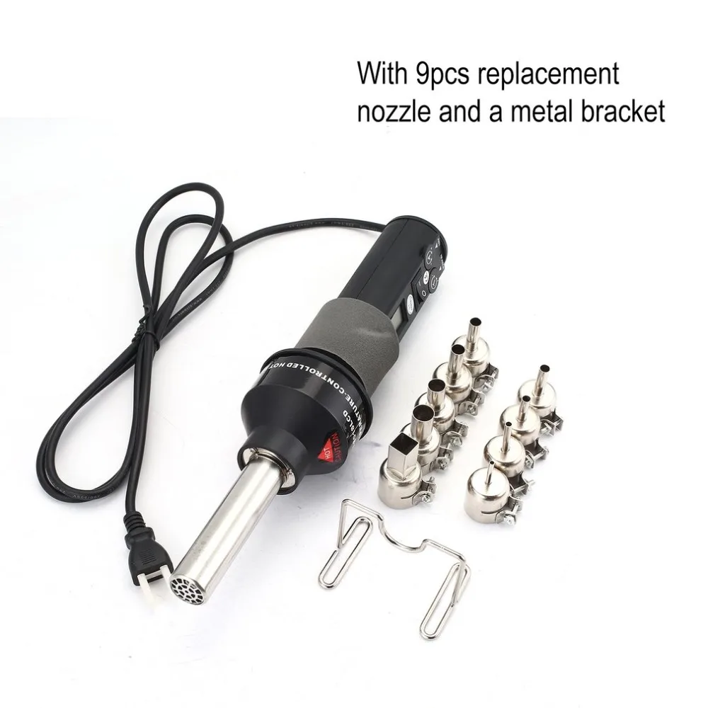 110 В пистолет горячего воздуха цифровой электрический сварочный паяльный