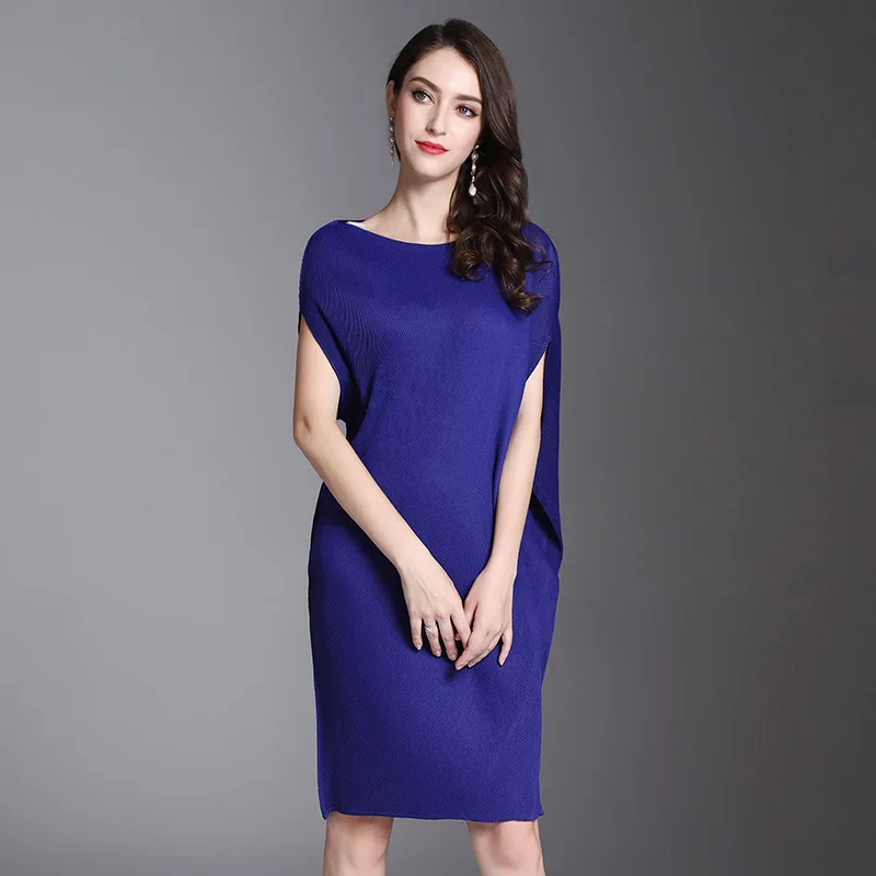 Платье LANMREM женское с коротким рукавом ассиметричное большого размера 2019 |