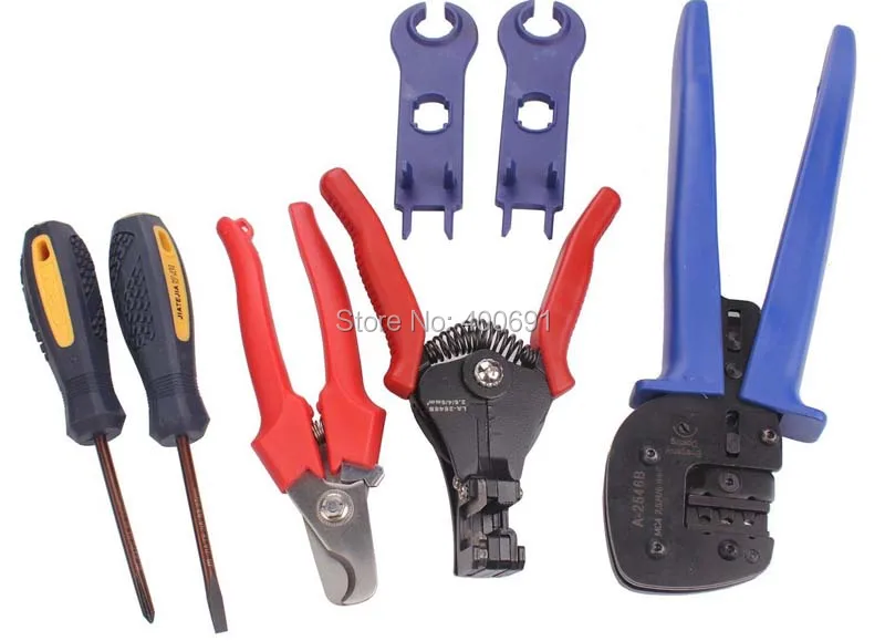 Обжим/Резка/Зачистка для комплектов инструментов солнечных батарей|cutting kit|crimping