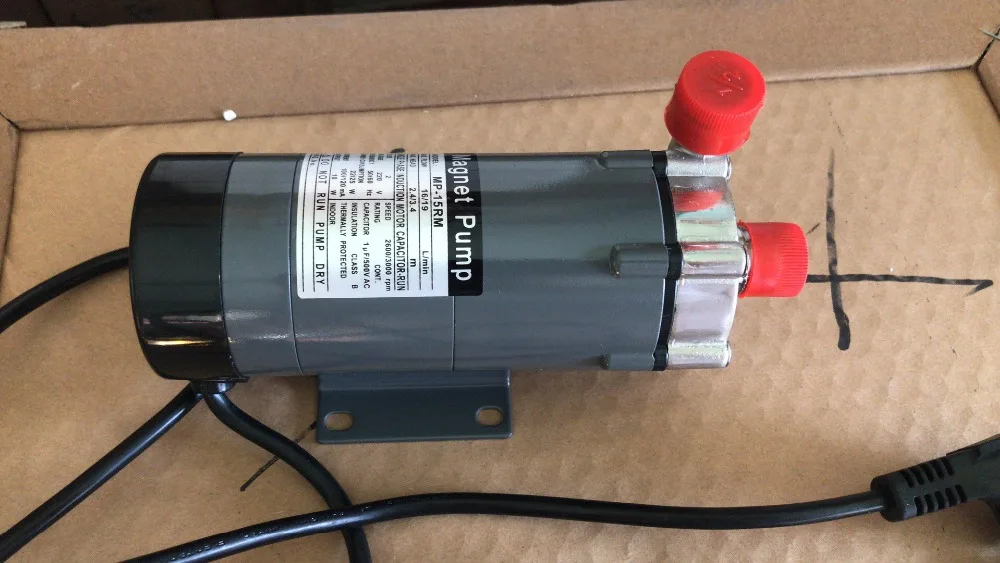 Нержавеющая сталь нить Интерфейс MP-15RM 10W 50/60 Гц 220 В магнитный привод насоса с Европейским стандартным штекером