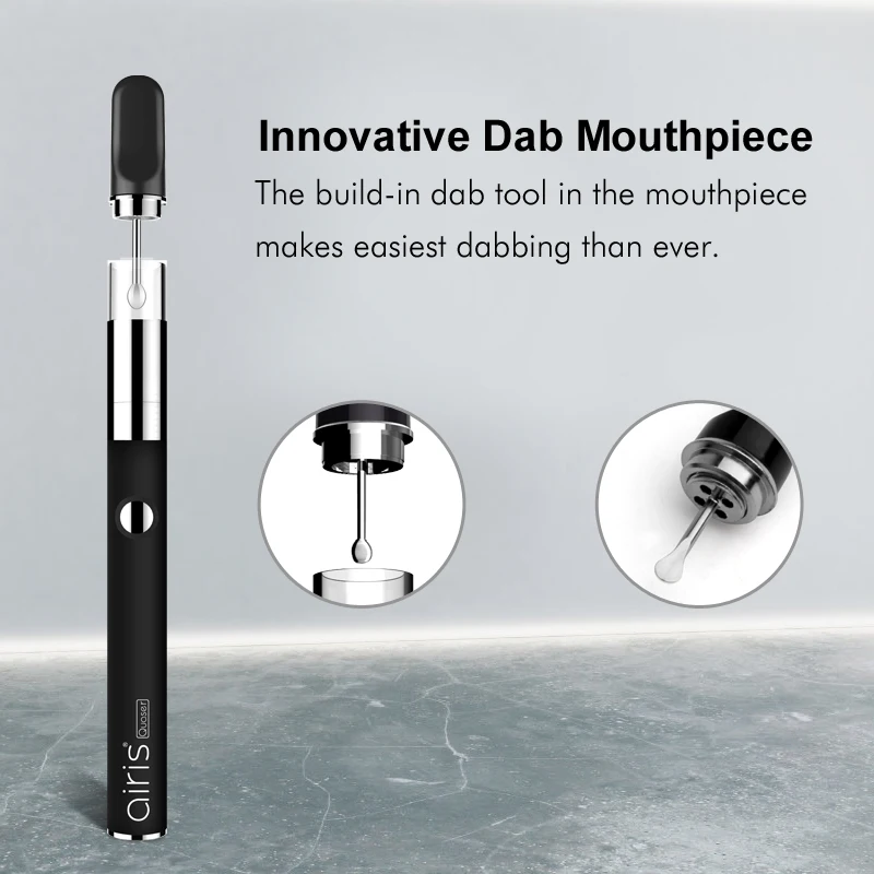 Оригинальный набор для вейпа AIRISTECH Airis Quaser Qcell Quartz Coil Dab starter вапорайзер с