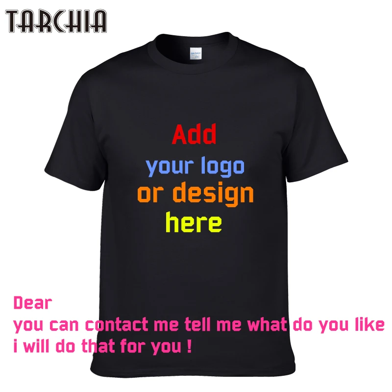 TARCHIA 2021 футболки с индивидуальным принтом дизайнерская мужская футболка