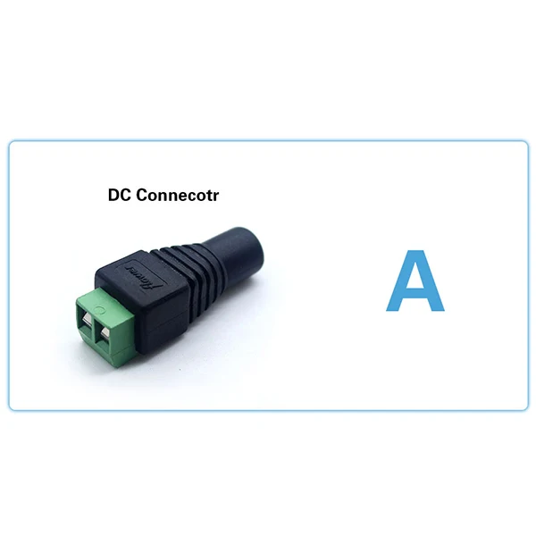 DC connector 12 В постоянного тока RGB 5 м водонепроницаемый светодиодный 2835 красный синий зеленый желтый 1-5 м 60 Светодиодный/м гибкая лента RGB полоса 1 м 2 м 3 м 4 м 5 М лента - Испускаемый цвет: DC connector
