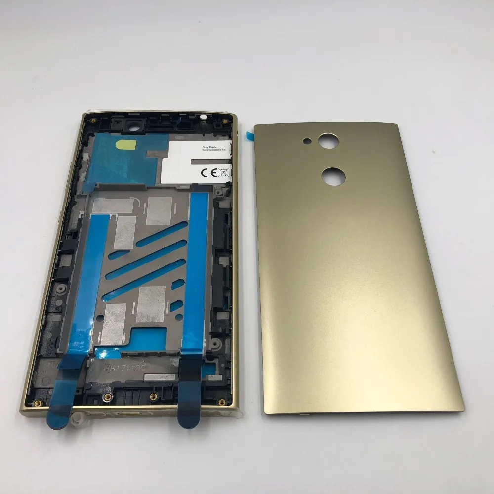 Передняя панель Корпус ЖК-рамка Крышка для Sony Xperia L2 H3311 H4311 батарейного отсека
