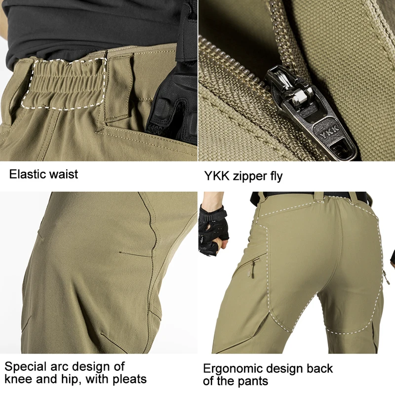 FREE SOLDIER outdoor sports camping tactical military pants scratch- resistant with multiple pockets for men | Спорт и развлечения