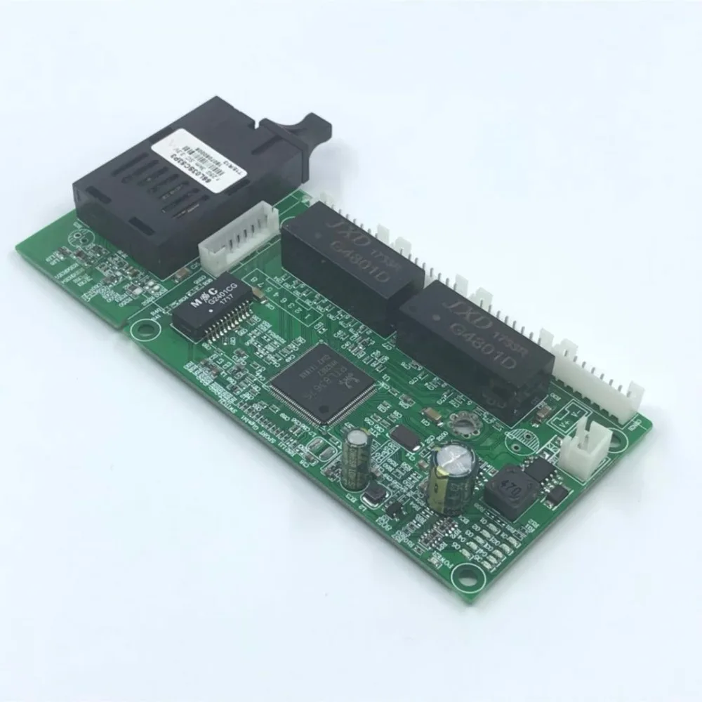 5 портовый полный гигабитный волоконно оптический коммутатор Ethernet 1 одномодовый