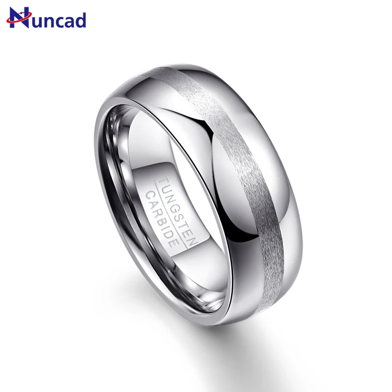 Мужские обручальные кольца Nuncad 8 мм с матовой отделкой и Размеры 7 12|ring size|wedding band