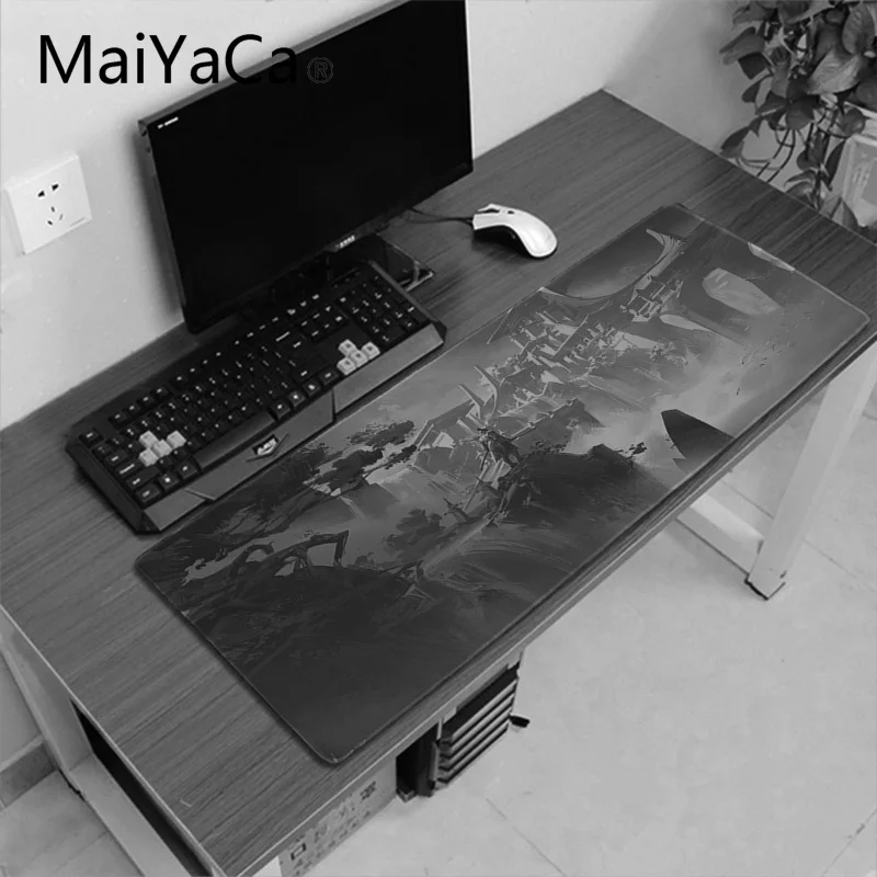 Резиновая мышь Maiyaca sekiro game1 прочный Настольный коврик для мыши большой игровой