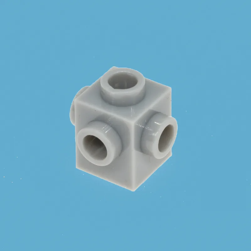 20 шт./лот специальные блоки 1x1 с 4 сторонними шипами детали MOC для кирпича