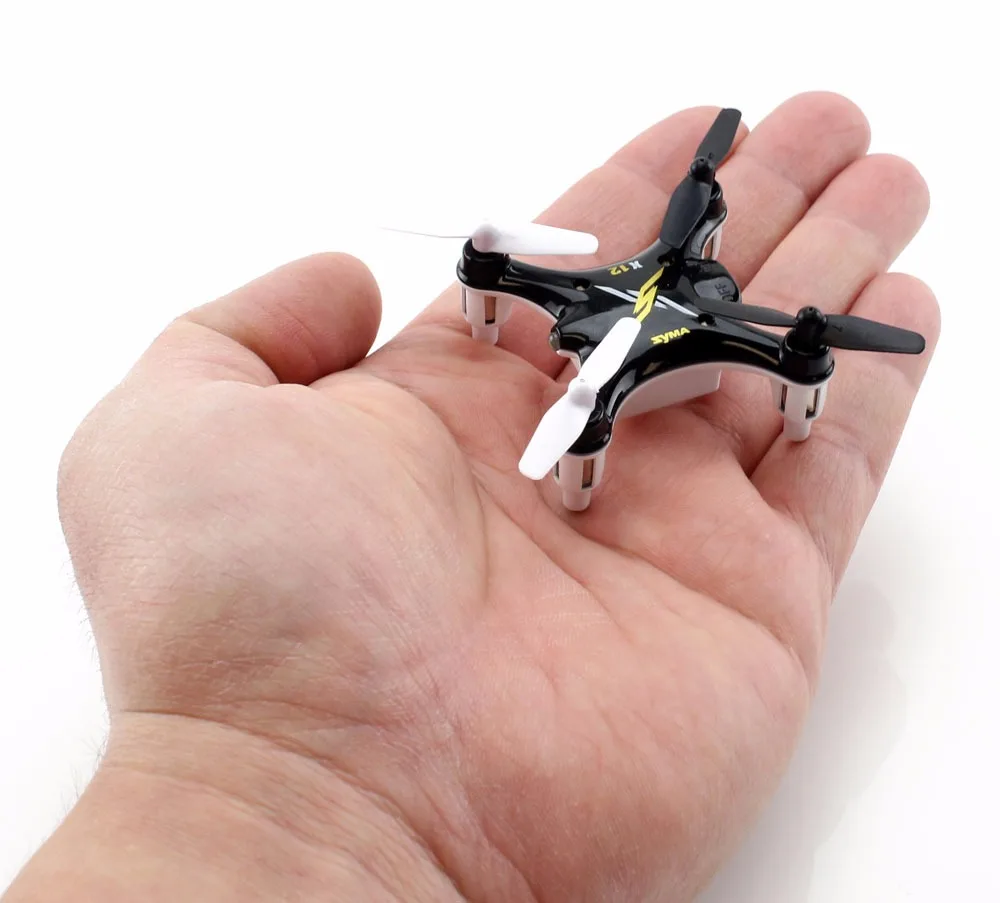Новейший SYMA X12 Nano Mini 2 4G 4CH 6-осевой RC Quadcopter RTF черные игрушки 3D 360 откидной пульт