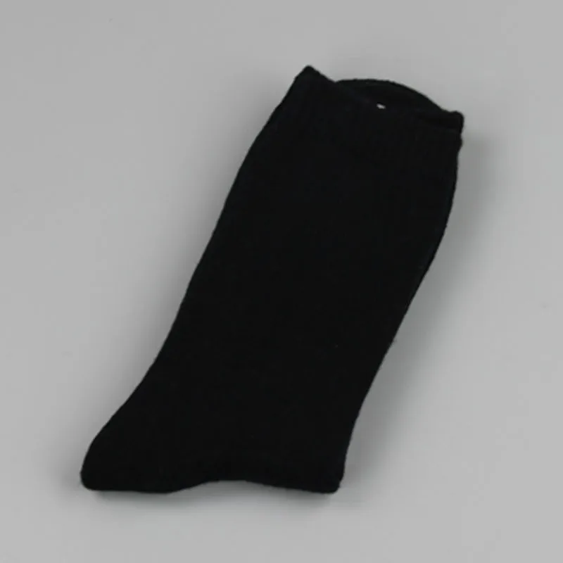 Лот из 5 пар Argyle/однотонные хлопковые мужские Зимние Повседневные носки