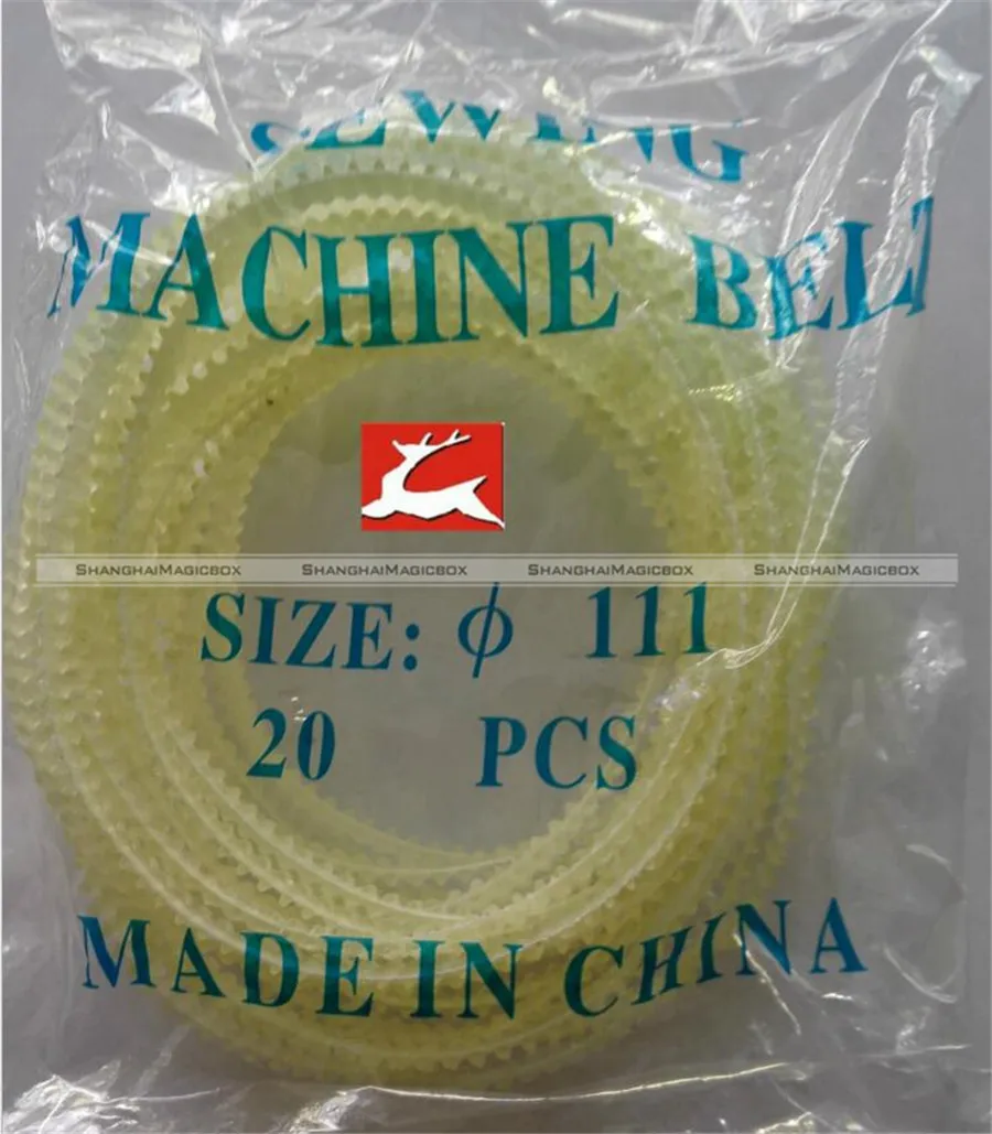 20 шт. старый бытовой Швейные машины запчасти двигатель ремень работы с певицей