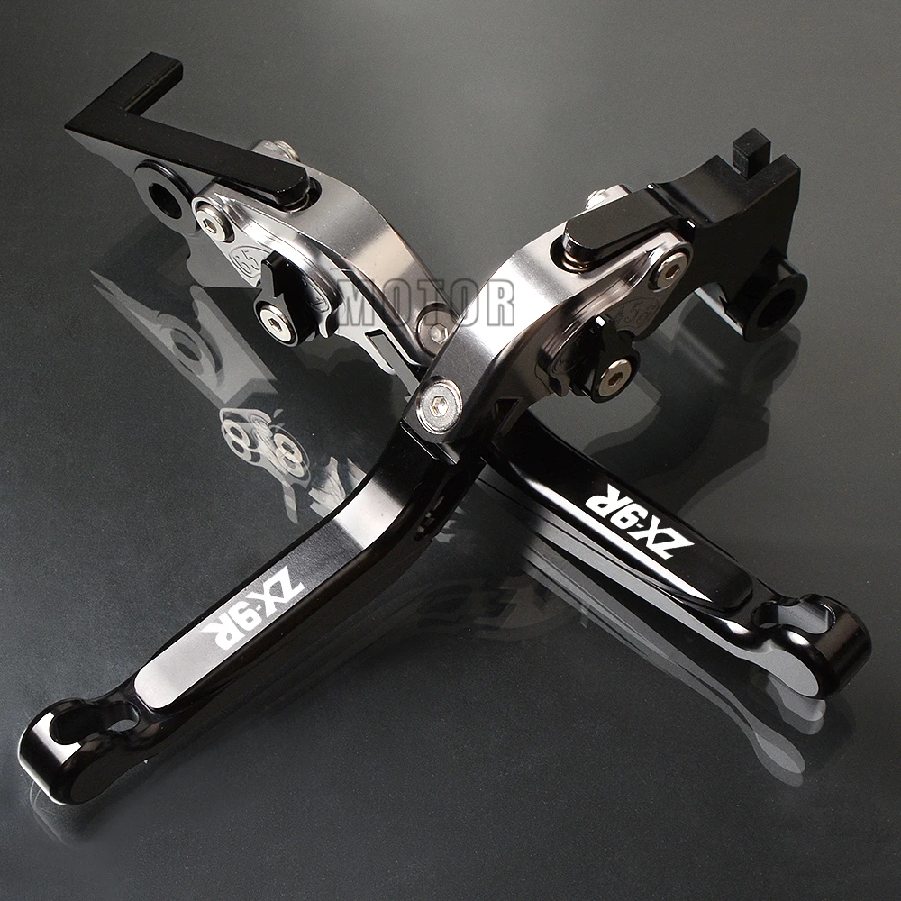 

Алюминиевые рычаги тормозной муфты для Kawasaki ZX9R ZX-9R 1998-2003 1999 2000 2001 CNC, регулируемые Складные Выдвижные