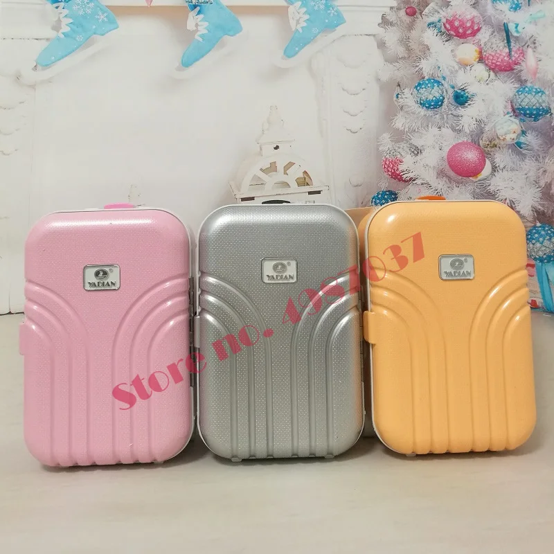 Американская кукла чемодан тряпичная коробка девушка игрушка BJD аксессуары для