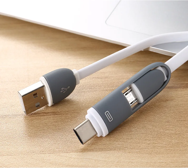 2в1 2A кабель для быстрой зарядки Micro USB + типа C Xiaomi mi 8 A1 6 6X Mix 2 S 5S Plus Redmi 4X 5a| |
