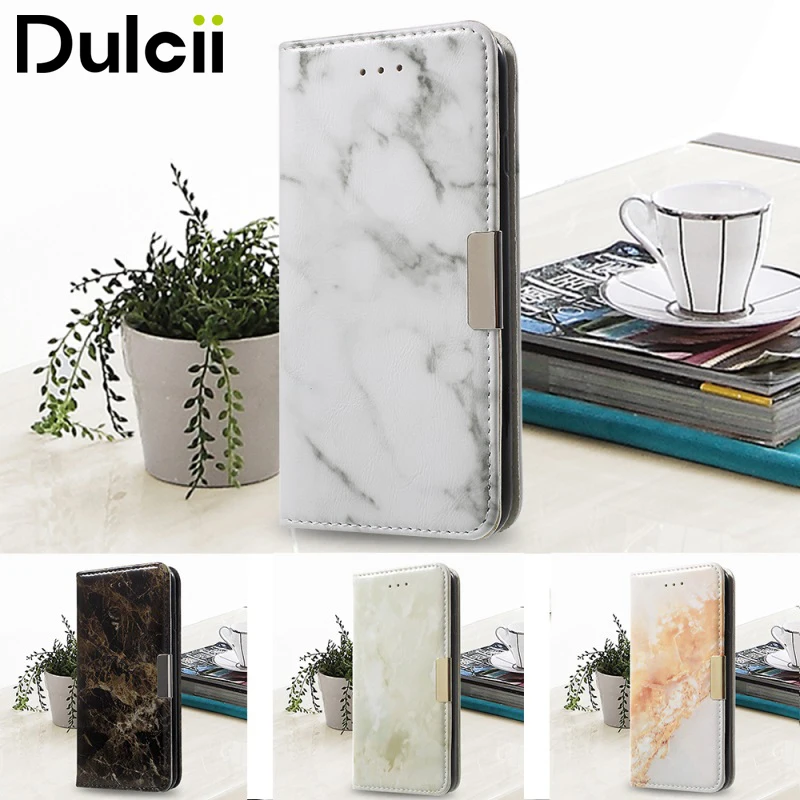 DULCII для iPhone 7 8 плюс iPhone8 чехол телефона Мрамор текстуры Бумажник PU кожаный Apple Plus