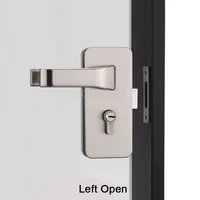 1pcs zinc alloy glass single door handle lock glass partition door locks for 10 15mm glass with 3pcs keys jf1847