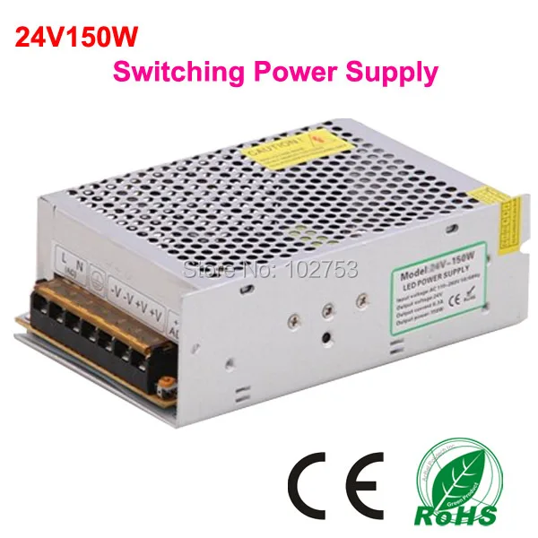 150 Вт светодиодный 24 в источник питания 10 шт. Бесплатная доставка новый