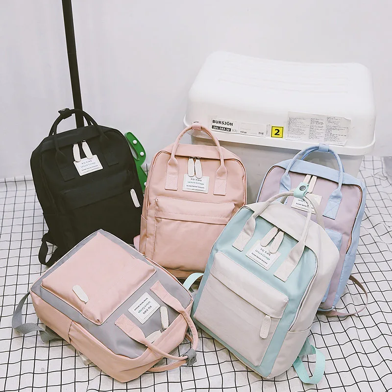 JI HAO модный рюкзак для женщин нейлоновые школьные сумки девочек-подростков милый