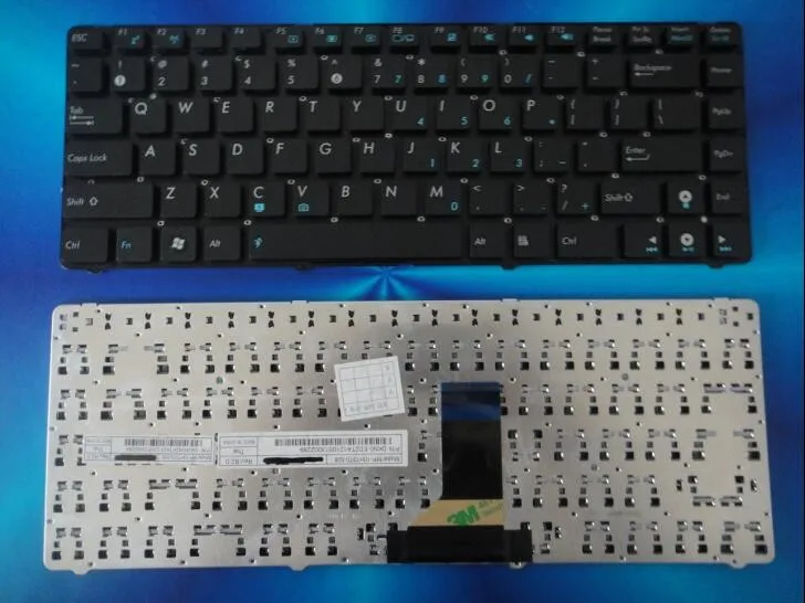 100% новая и Оригинальная клавиатура для ASUS U36 U36J U36JC U36S U36SG U36R черная без рамы