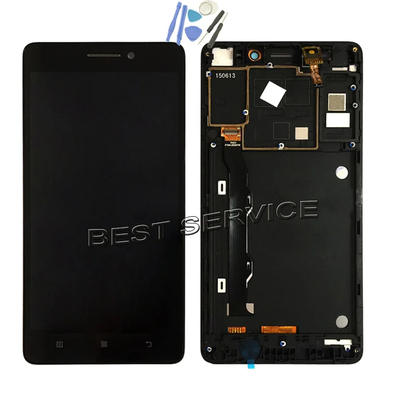 Для Lenovo K3 Note ЖК экран 100% протестированный дисплей + рамка сенсорного экрана в