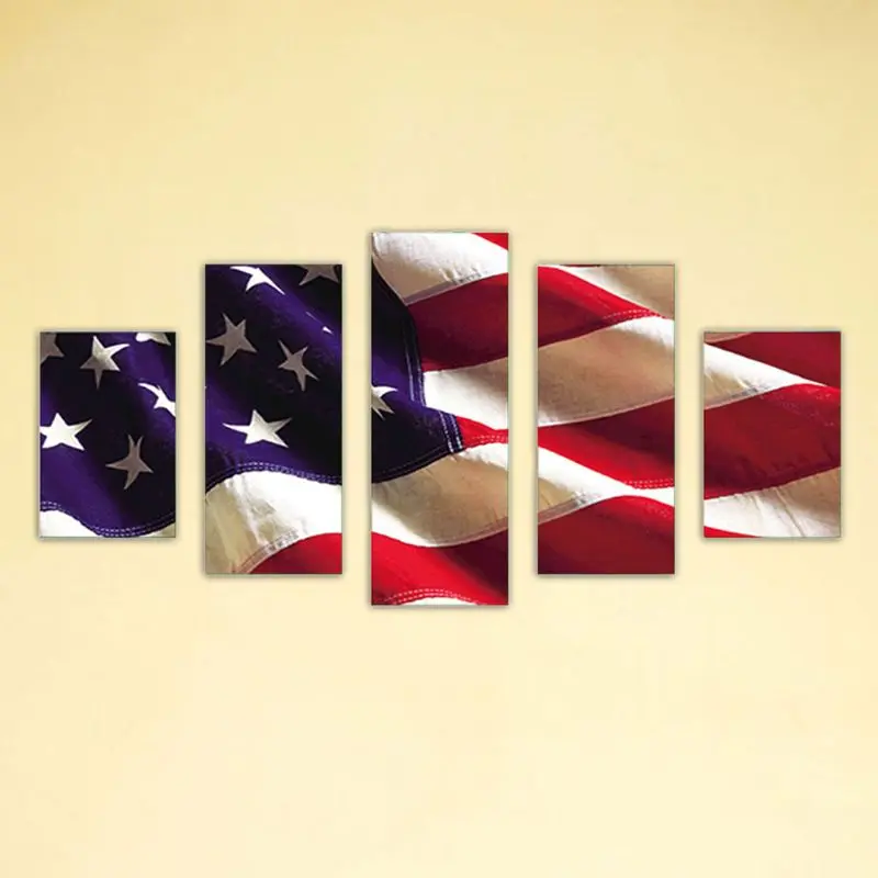 Flag 5D Full Drill Diamond Painting Embroidery Cross Stitch Kit Rhinestone Room Home Decor Craft | Дом и сад