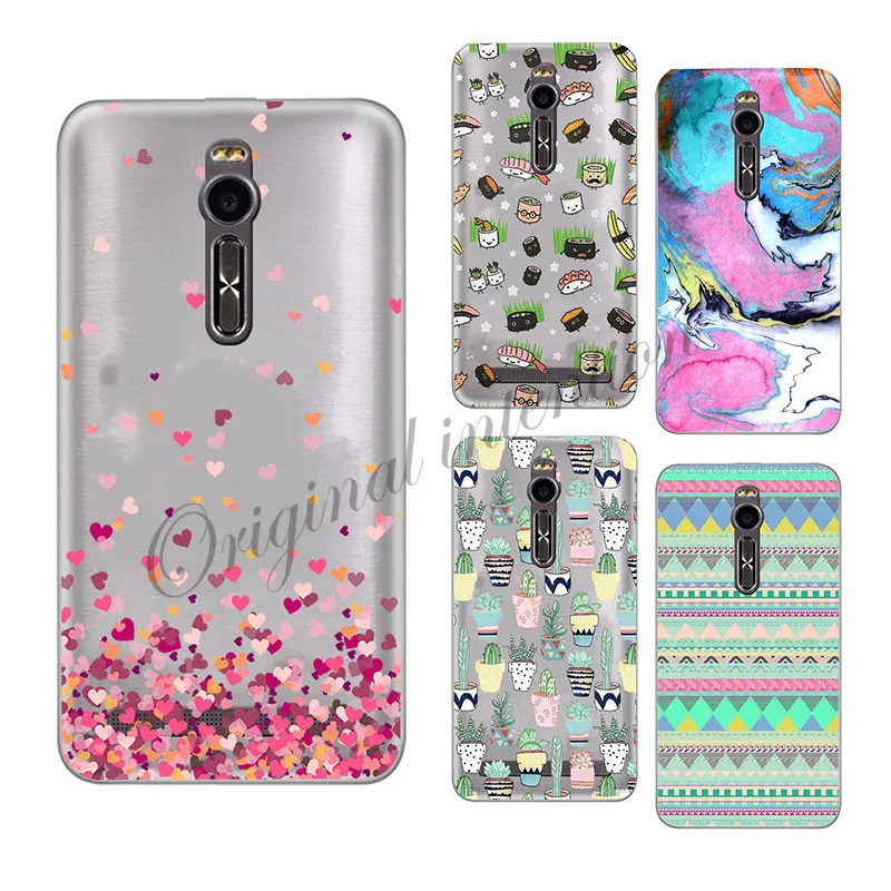 Роскошные Крышки Геля TPU Case Кожи Для Asus Zenfone 2 ZE550ML ZE551ML/Zenfone (5.5 дюйм(ов)) кремния