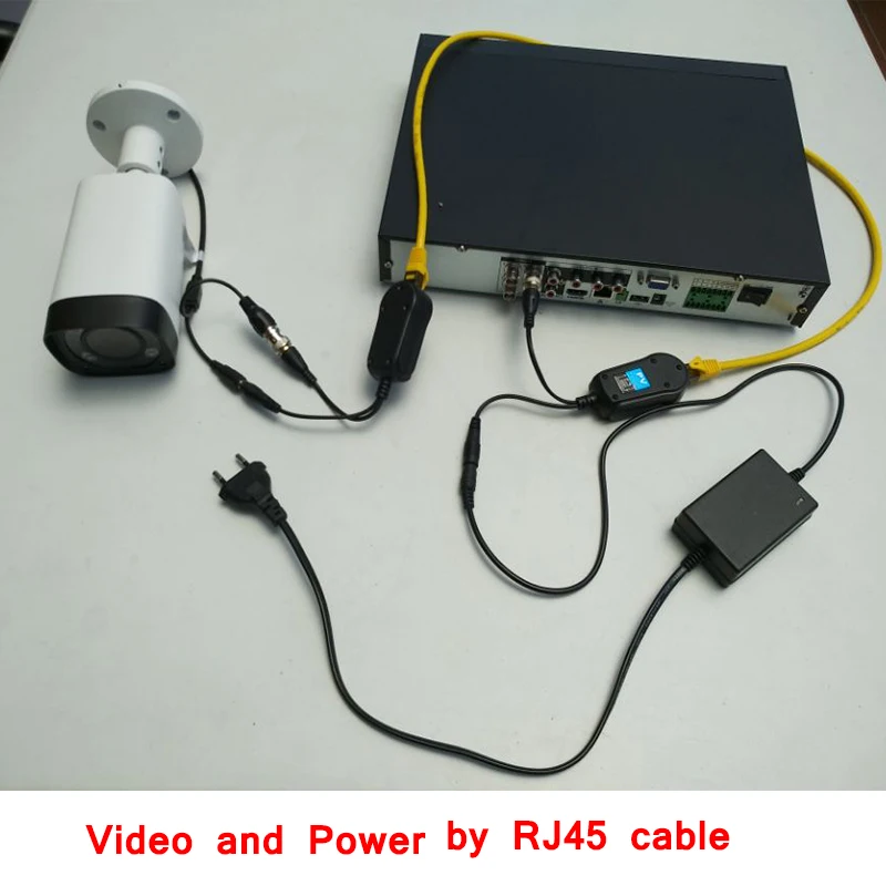 5 мегапиксельная HD пассивная передача данных и аудио Balun RJ45 конвертер связи для