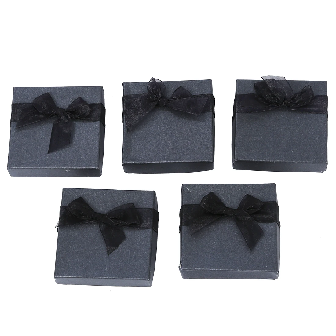 

5 Black Square Bracelet Bangle Gift Box Case 3.5x1.3" HOT