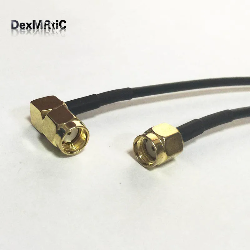Wi-Fi антенный адаптер RP SMA штекер ST переключатель прямоугольный RF коаксиальный