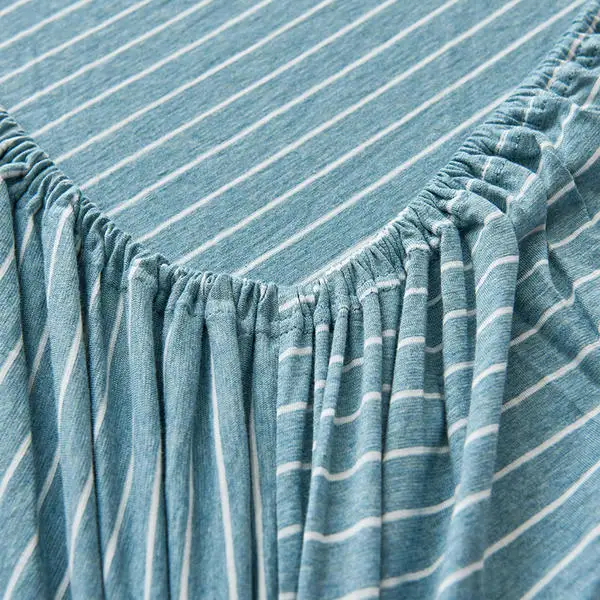 Cotton Fitted Sheet Mattress Cover Four Corners with Elastic Band Bed Sheet Pillowcase Bed Linen Queen King Full Twin Size
