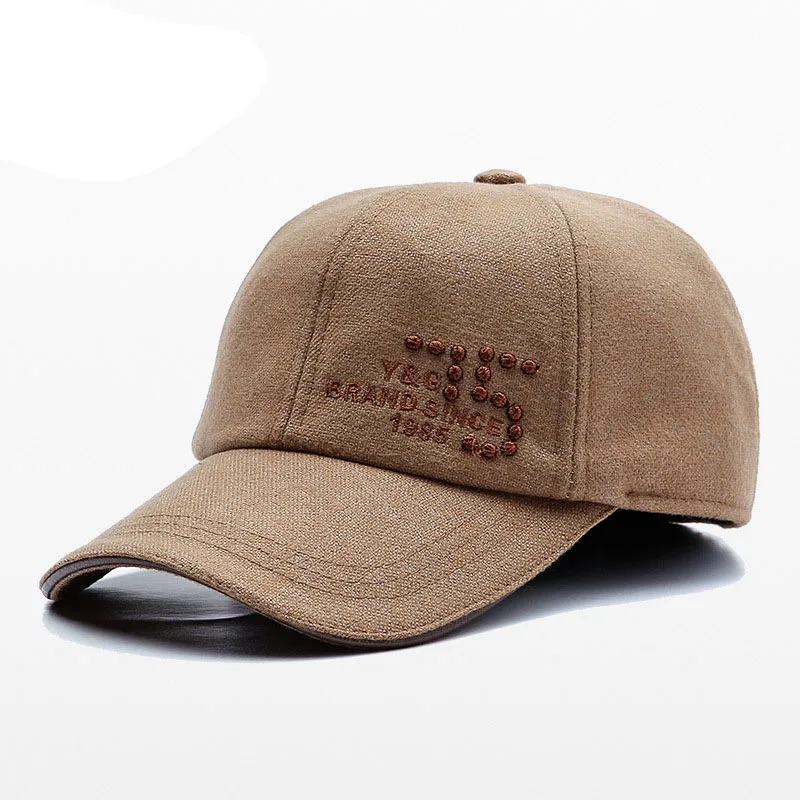 Брендовая крутая Кепка для мужчин черная осенне-зимняя теплая шапка женские