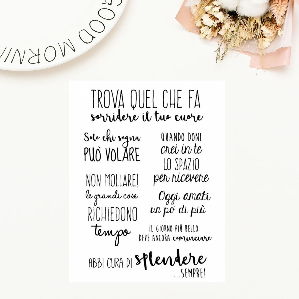 Новинка 2018 итальянский прозрачный силиконовый штамп для скрапбукинга