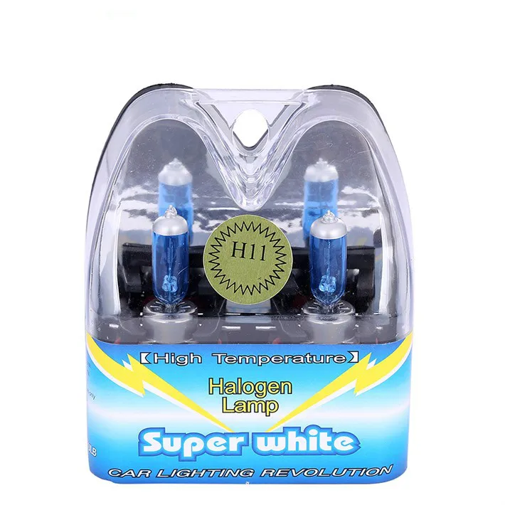 SZKDCE 2pcs H11 12V 100W 6000K ксеноновый супер белый галогенный автомобильный светильник