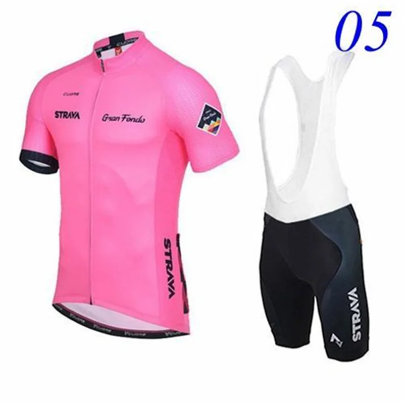 Pro Bicycle Racing Team Short Sleeve Maillot Ciclismo Men's Cycling Jersey Kits Summer breathable Cycling Clothing Sets - Цвет: 5